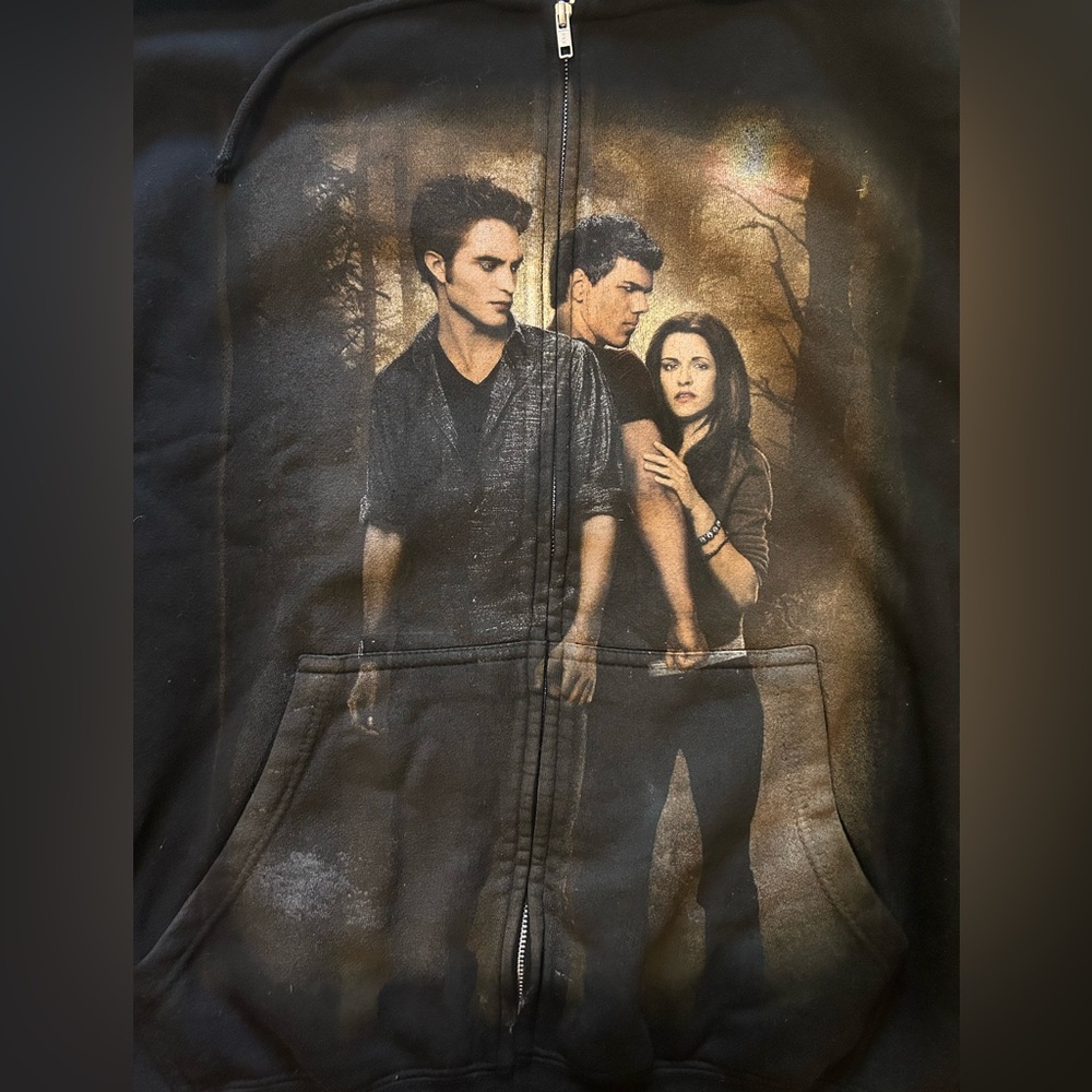 Twilight Black Zip-Up Hoodie
